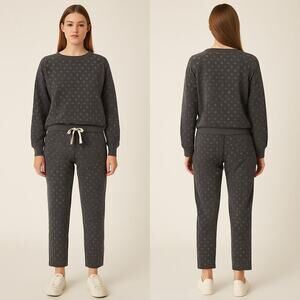 The Great. Ditzy Floral Print Sweatsuit Set Size 1(S/M) Cottagecore Comfy Floral